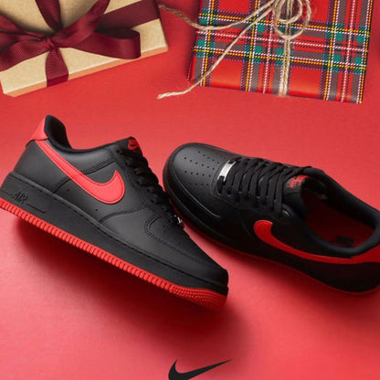 Nike Air Force 1 "Black and Red"