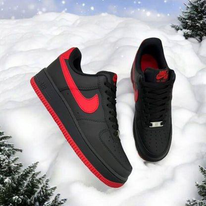 Nike Air Force 1 "Black and Red"