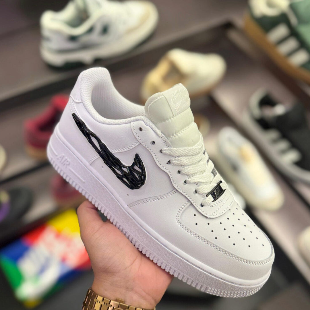 Nike Air Force 1 Liquid Metal Swoosh
