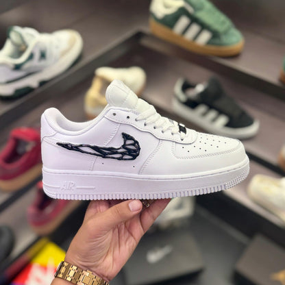 Nike Air Force 1 Liquid Metal Swoosh