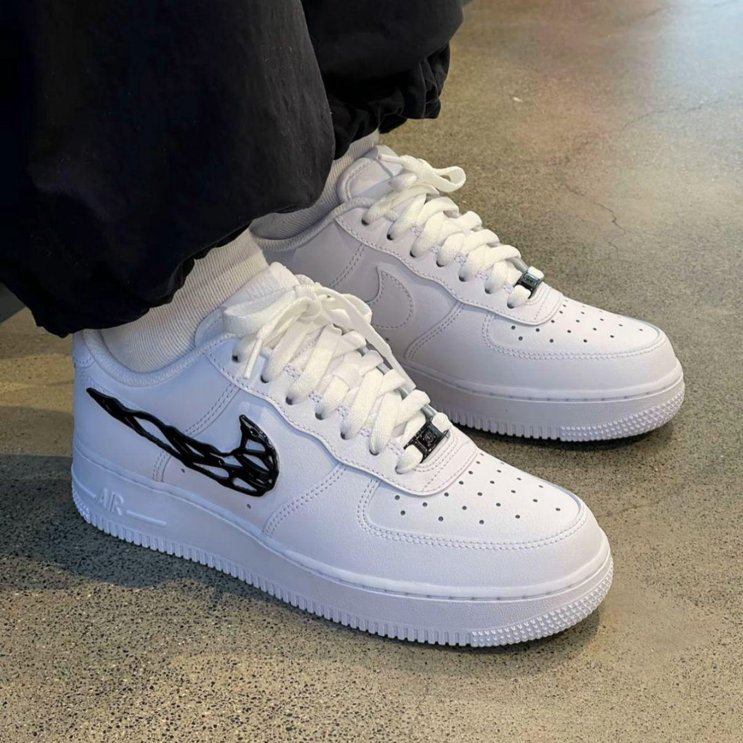 Nike Air Force 1 Liquid Metal Swoosh